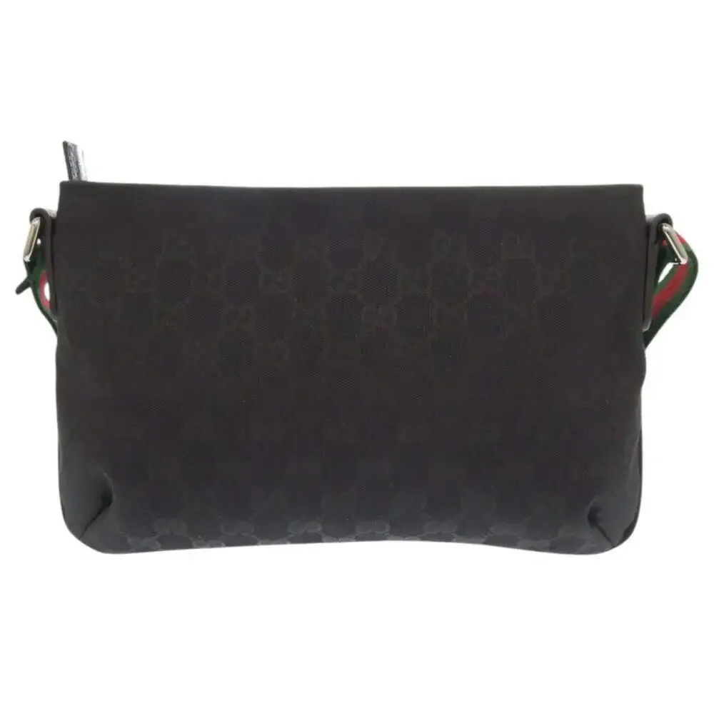 GUCCI Black Leather Shoulder Bag - Picture 3 of 11